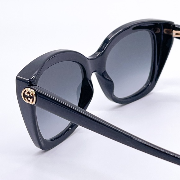 NEW GUCCI GG0921S 001 NEW COLLECTION WOMEN’S SUNGLASSES GUCCI CAT EYE FRAME - Picture 4 of 11